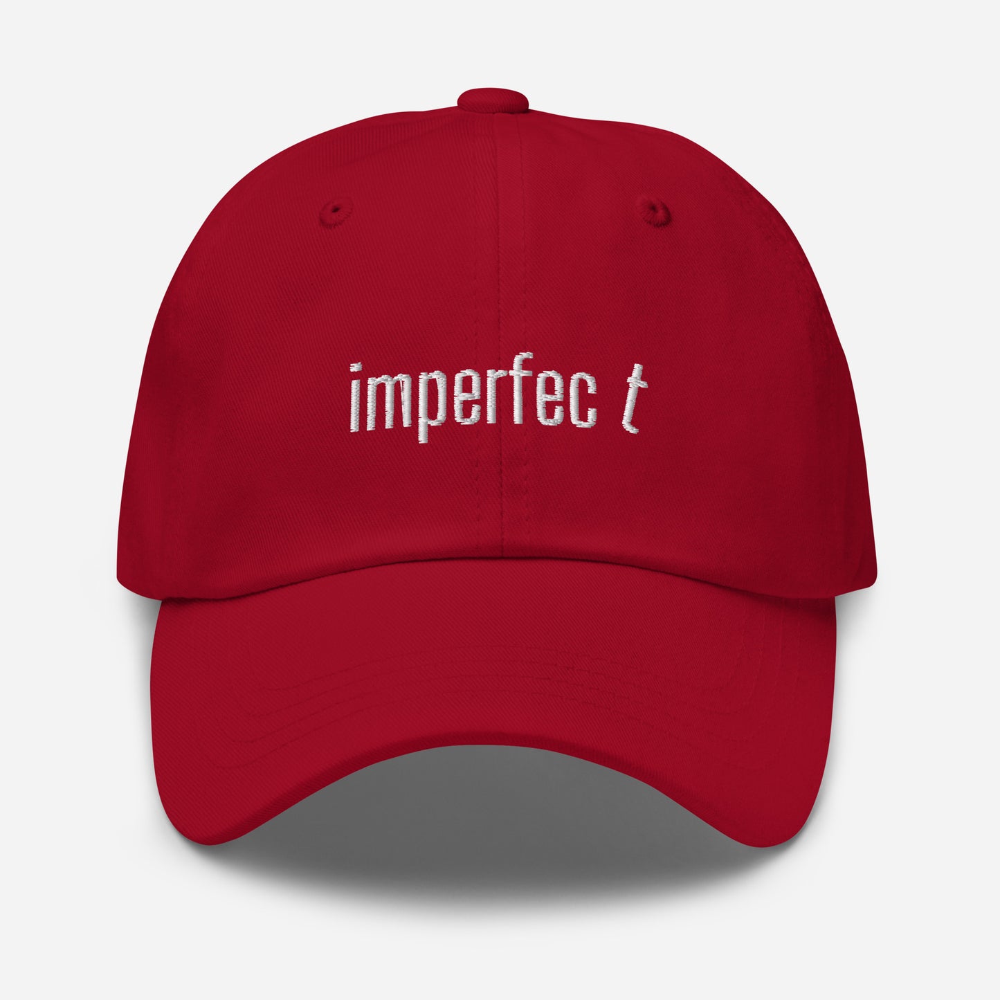 imperfec t baseball cap