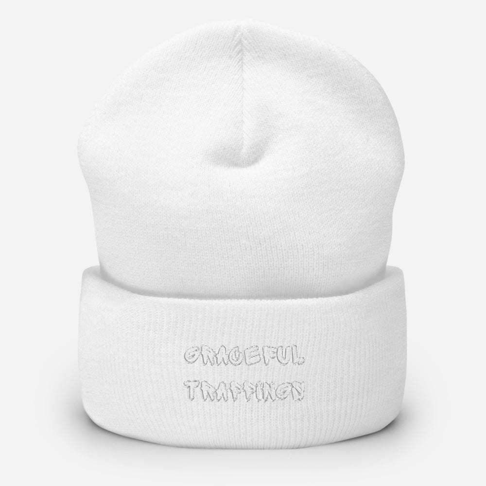graceful trappings cuffed beanie