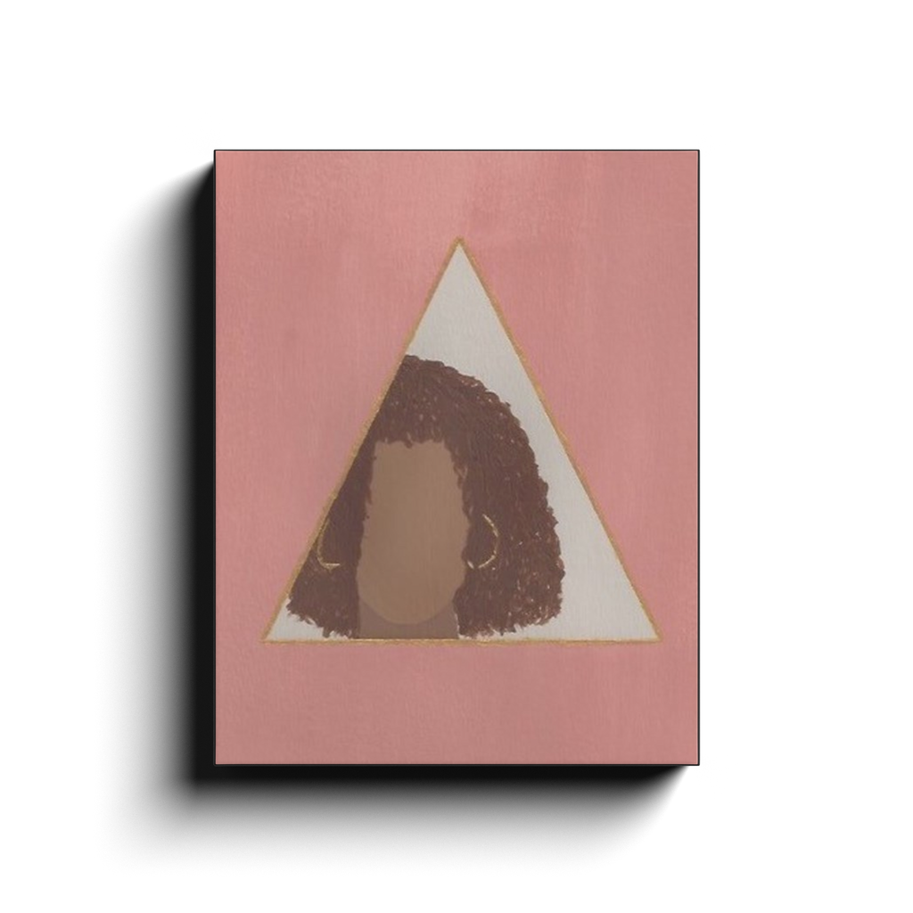 sharpened mirror canvas wrap