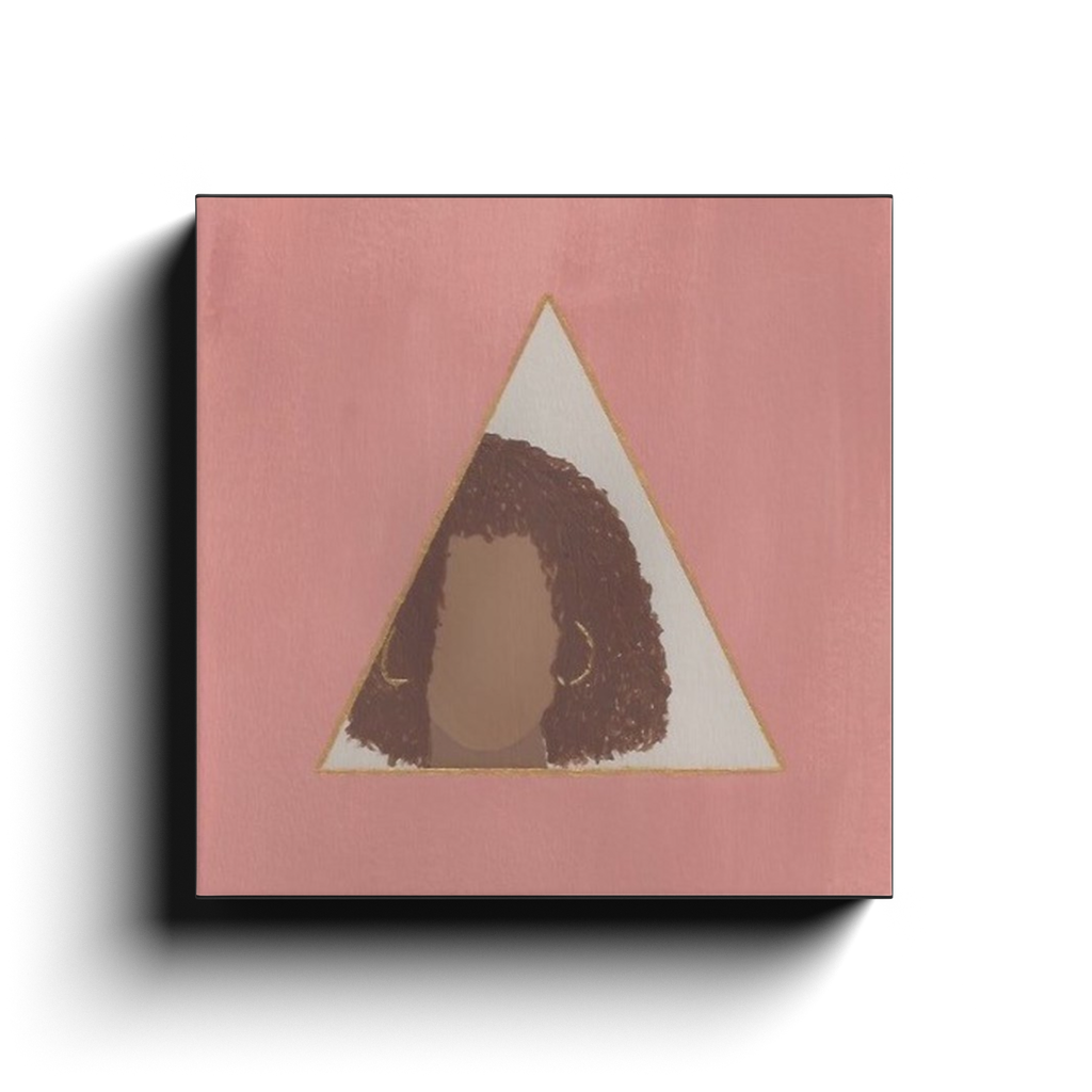 sharpened mirror canvas wrap