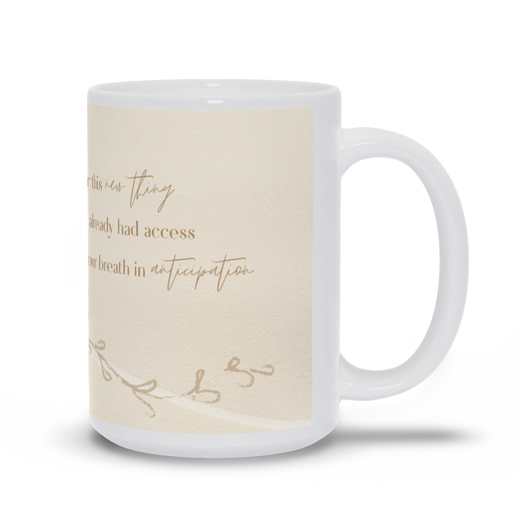 anticipation mug