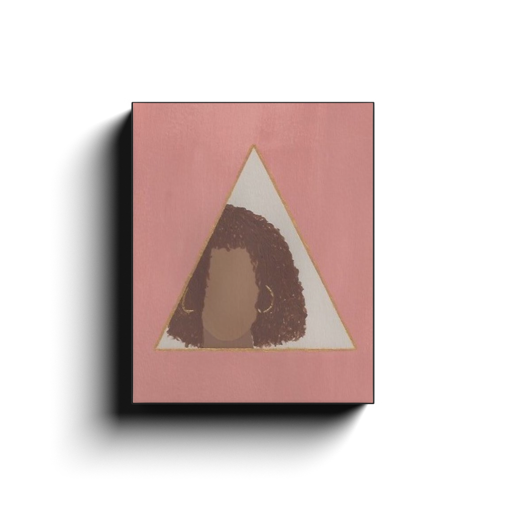 sharpened mirror canvas wrap