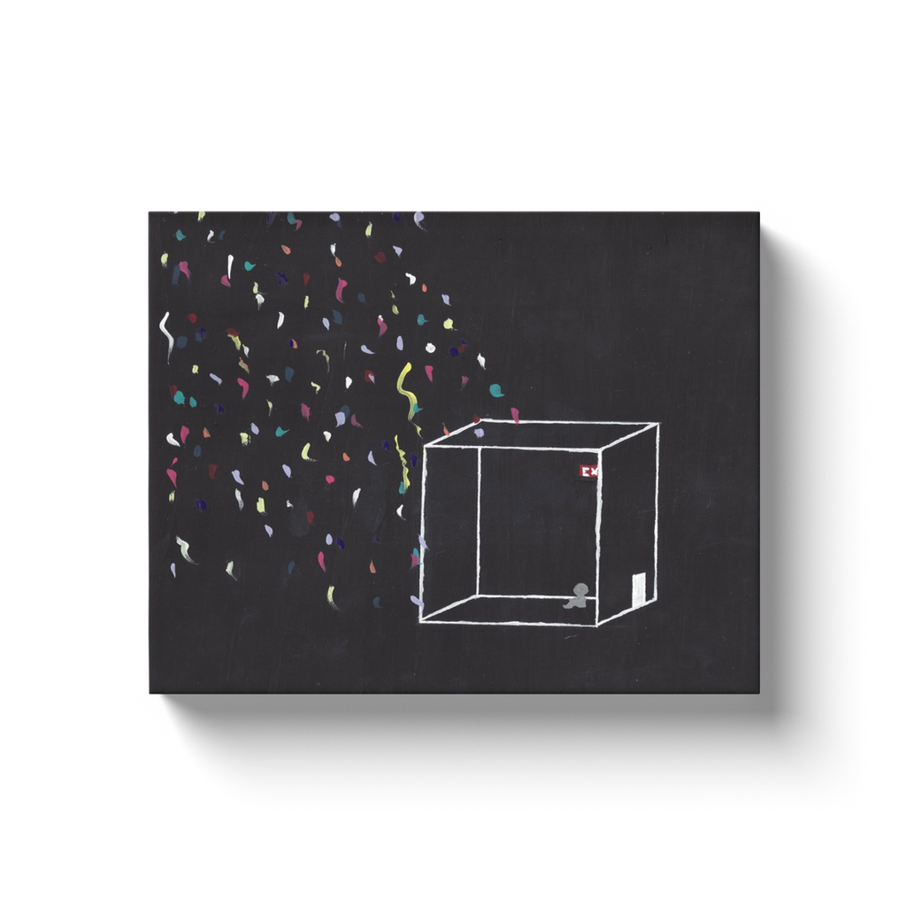 life outside the box canvas wrap