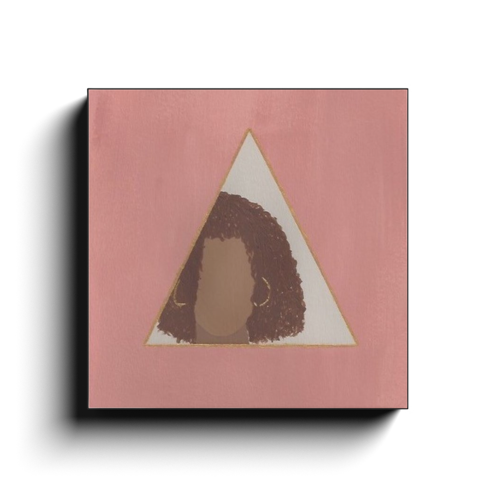 sharpened mirror canvas wrap