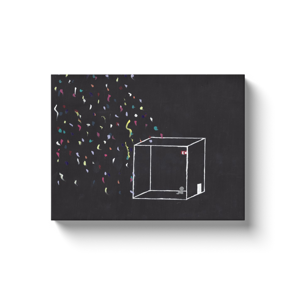 life outside the box canvas wrap