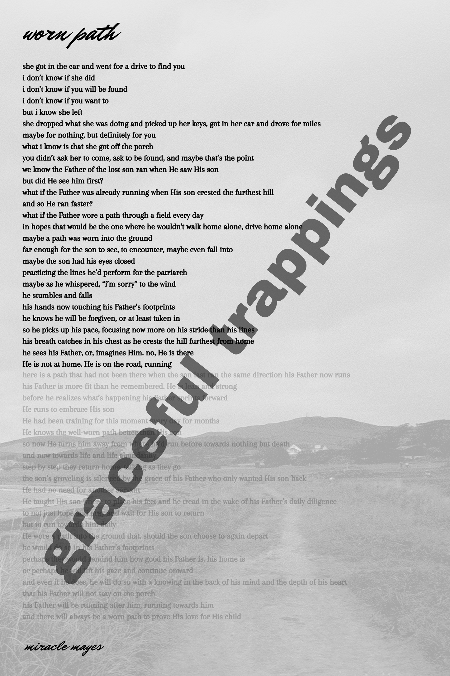 worn path poem