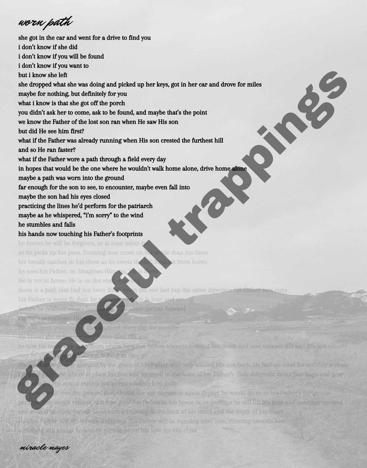 worn path poem