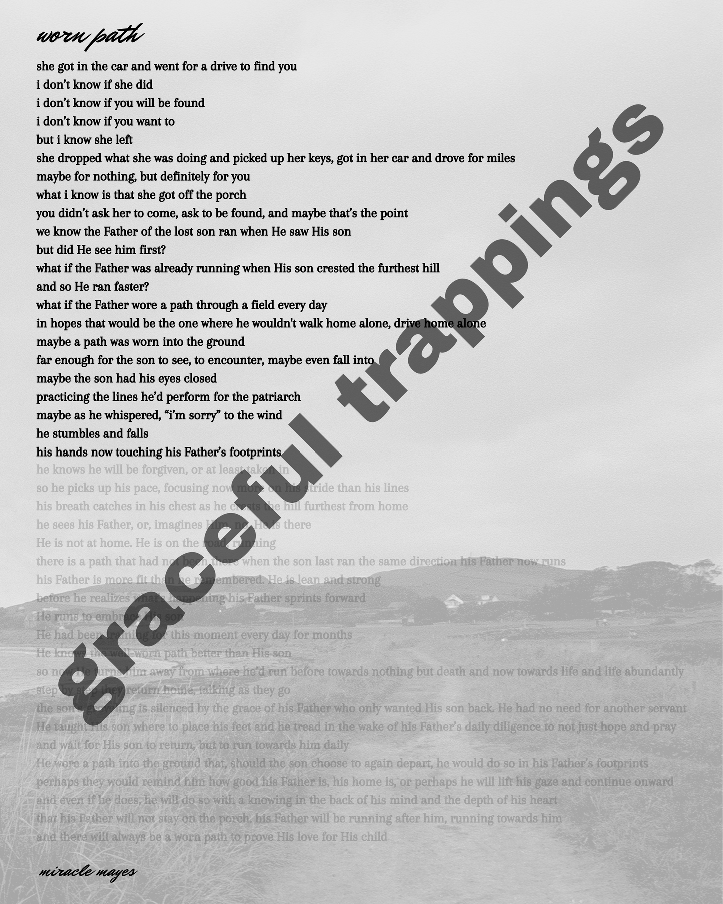 worn path poem